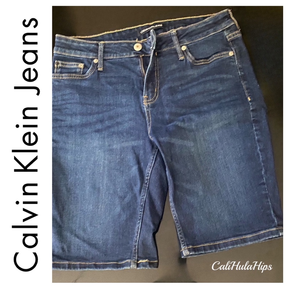 Calvin Klein Women's Blue Denim Jeans